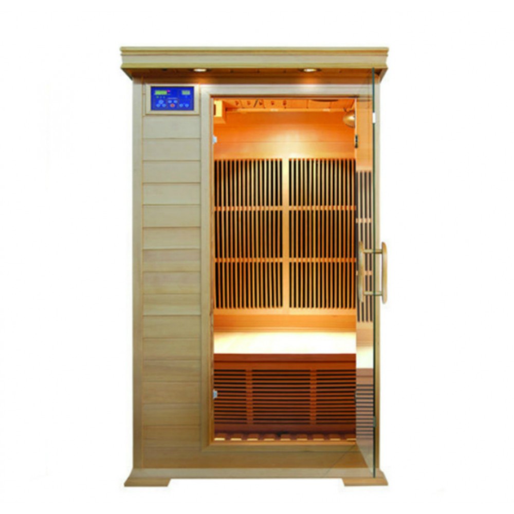 SunRay Saunas Barrett 1-Person Infrared Sauna HL100K2